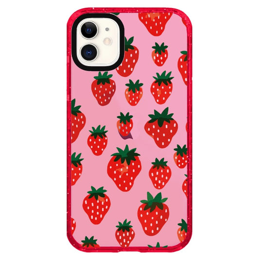 Strawberry Pattern 3 Phone Case_iPhone Clear Impact Case Limited  [1495309]