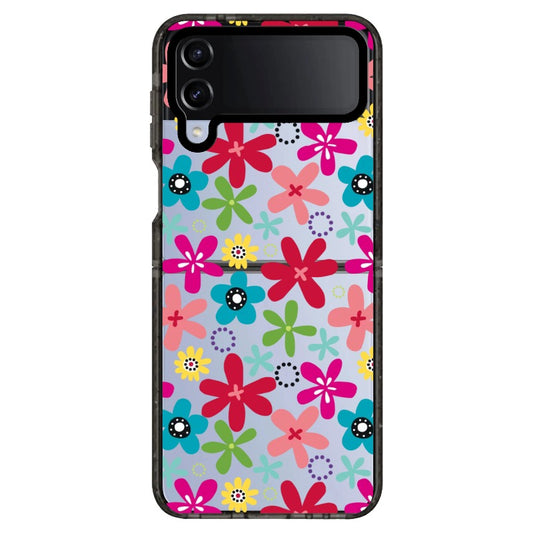 Pink and Blue Floral Pattern 4_Samsung Z Flip [1502024]