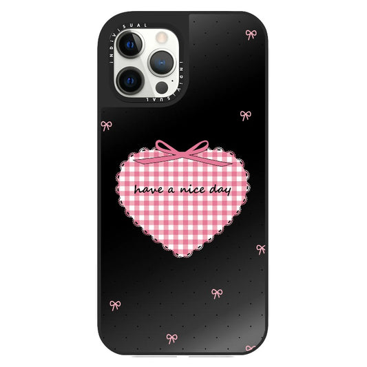 Heart Shaped Reminder "Have a Nice Day"_Clear Impact Phone Case [1503065]