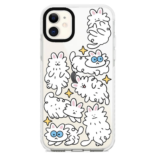 Furry Friends and Little Stars_iPhone Clear Impact Case [1502877]