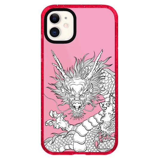 Dragon Outline Phone Case_iPhone Clear Impact Case Limited  [1507646]