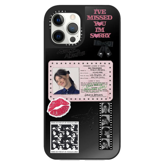 Gracie Abrams ID Card iPhone Case_Clear Impact Phone Case [190326]