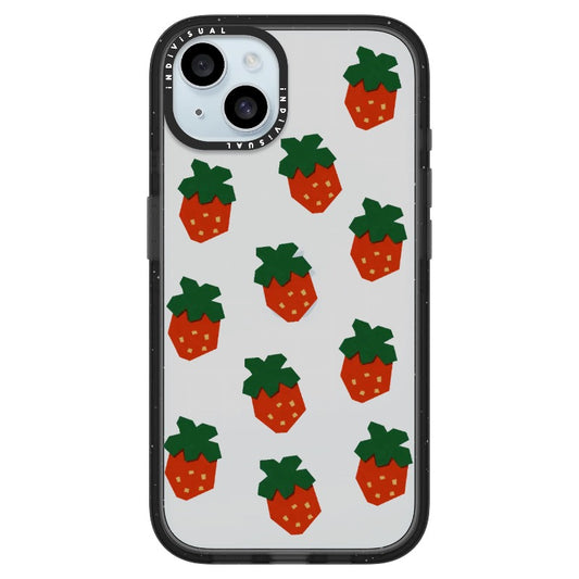 Paper-cuts Style Strawberries Phone Case_iPhone Ultra-Impact Case [1459704]
