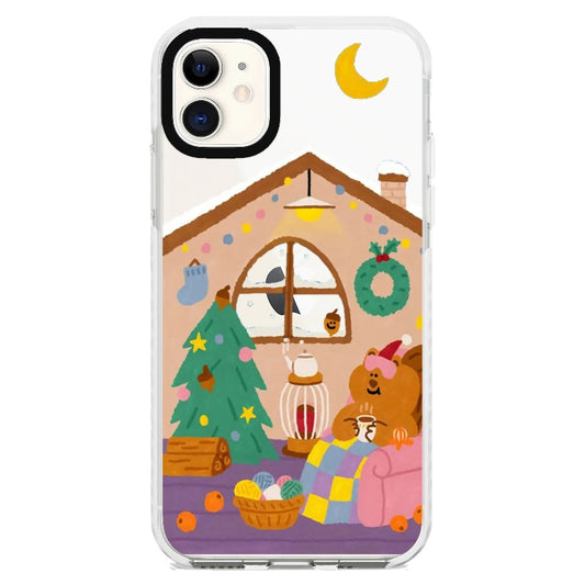 Christmas Cabin Phone Case_iPhone Clear Impact Case [1475310]