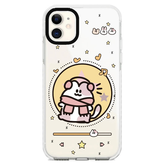 Cute Music Player_iPhone Clear Impact Case [1610936]