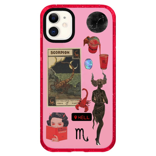 Zodiac Sign Series Scorpion Phone Case_iPhone Clear Impact Case Limited  [1284715]