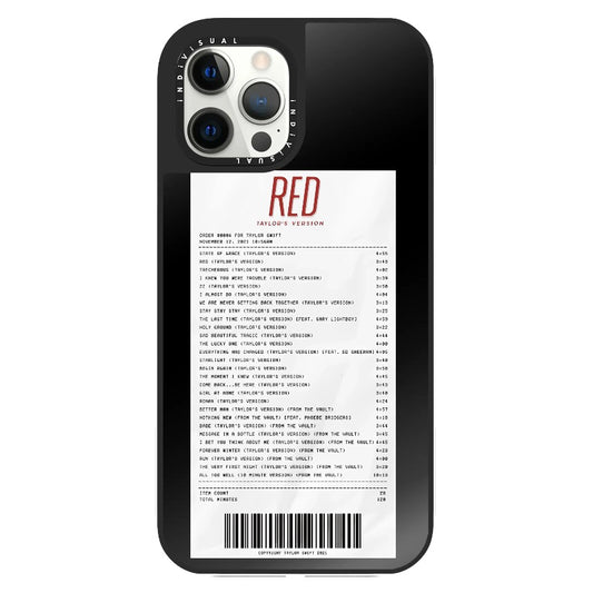 T.S Red Receipt Phone Case_Clear Impact Phone Case [1505131]