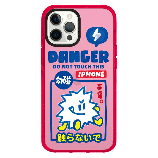 "Do Not Touch This Phone"_iPhone Clear Impact Case Limited  [1505106]