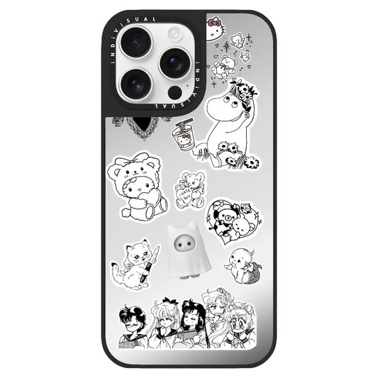 Vintage Anime Collage Phone Case_Clear Impact Phone Case [936731]