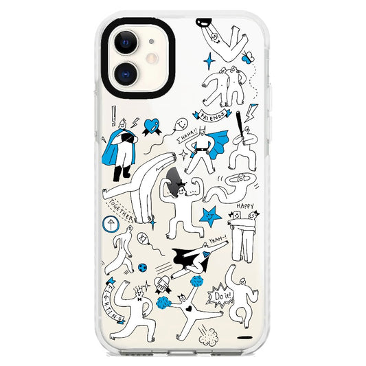 Friends Together_iPhone Clear Impact Case [1506807]