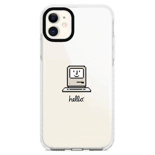 Macintosh Hello Sign_iPhone Clear Impact Case [1507541]