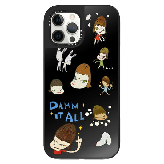 Yoshitomo Nara Manga Style Stickers Phone Case_Clear Impact Phone Case [1446941]