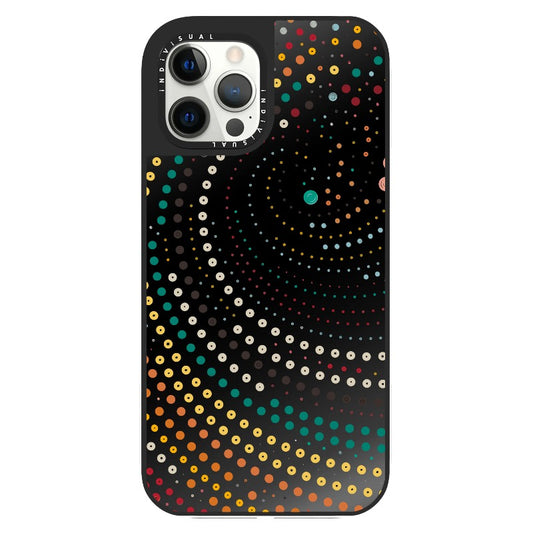 Dots Swirl_Clear Impact Phone Case [1503032]