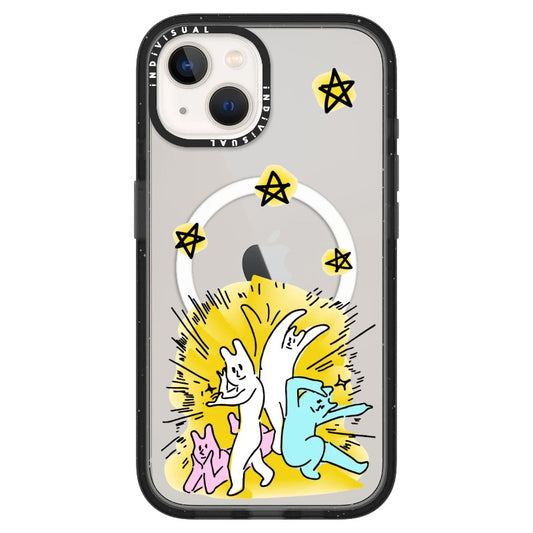 Korean Manga Style Friends and Stars_ iPhone Ultra-MagSafe Case [1459722]