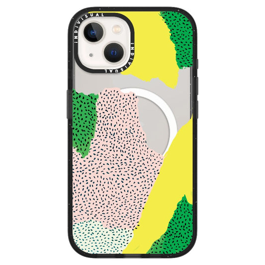 Green and Yellow Geometric Art Phone Case_ iPhone Ultra-MagSafe Case [1506847]