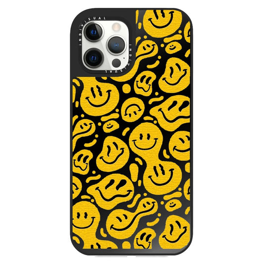 Melting Smiley Face Phone Case_Clear Impact Phone Case [1459626]