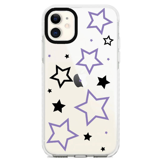 Black and Blue Stars_iPhone Clear Impact Case [1506966]