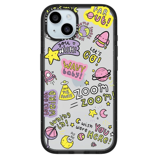 Rockets and Planets Outer Space Themed Phone Case_iPhone Ultra-Impact Case [1502025]