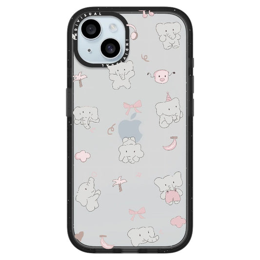 Cute Elephant and Bow_iPhone Ultra-Impact Case [1502838]