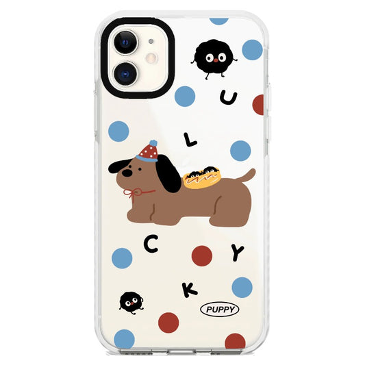 Lucky Puppy_iPhone Clear Impact Case [1604486]