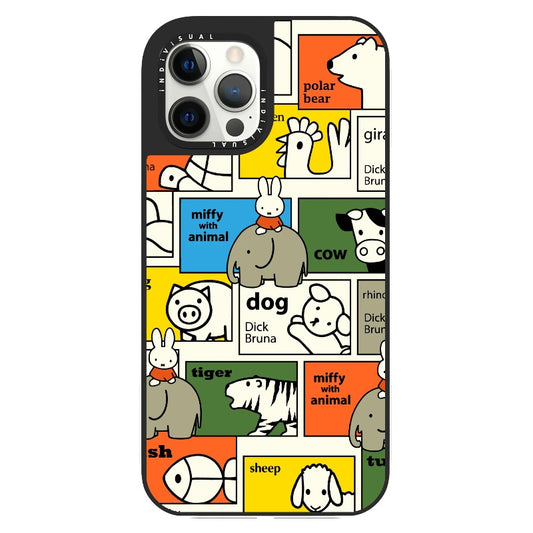 Vintage Miffy and Animals Phone Case_Clear Impact Phone Case [1584415]