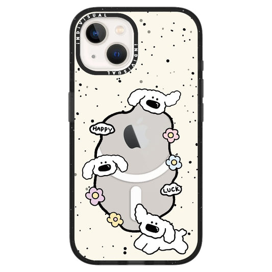 Happy White Puppy_ iPhone Ultra-MagSafe Case [1503081]