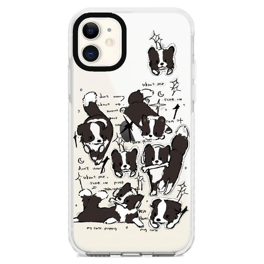 Puppy and Stars_iPhone Clear Impact Case [1506971]