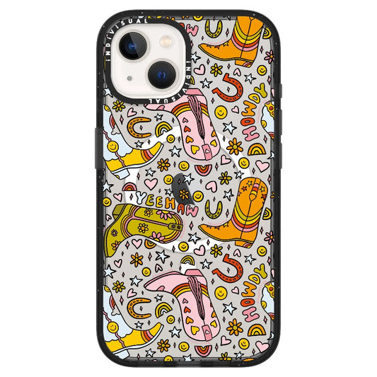 Rainbow Cowboy Boot Print_ iPhone Ultra-MagSafe Case [1523835]