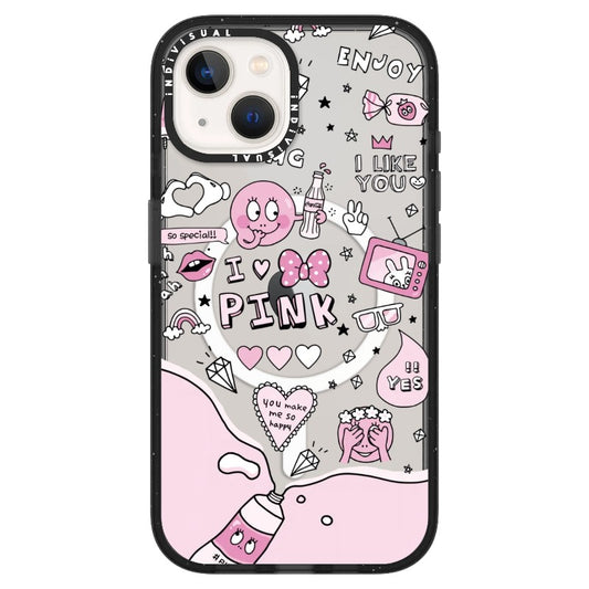 Bubbles and Pink Elements_ iPhone Ultra-MagSafe Case [1502026]