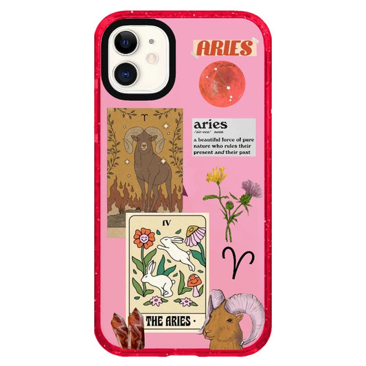 Zodiac Sign Series Aries Phone Case_iPhone Clear Impact Case Limited  [1284542]