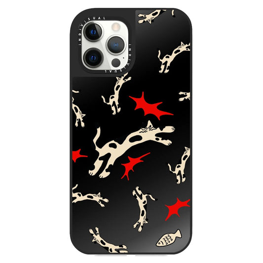 Leaping Cats_Clear Impact Phone Case [1614223]