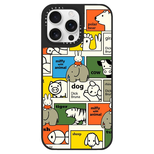 Vintage Miffy and Animals Phone Case_Clear Impact Phone Case [1584415]