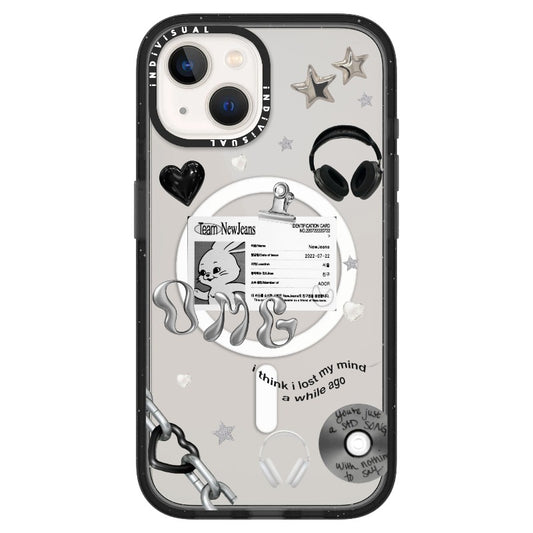 New Jeans Bunny ID Card OMG Black and White Phone Case_ iPhone Ultra-MagSafe Case [1286980]