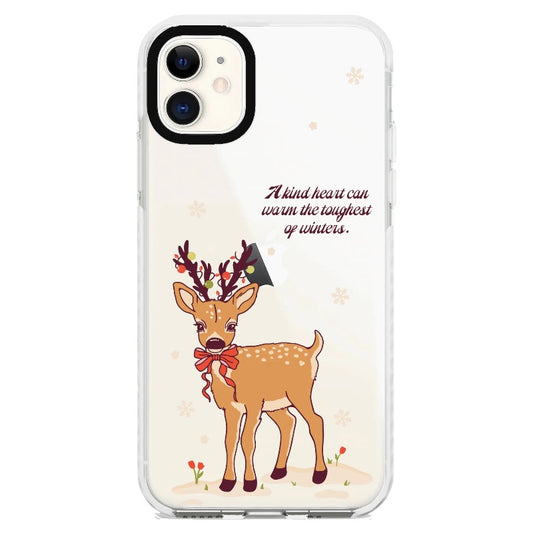 Winter Warmth Deer_iPhone Clear Impact Case [1614896]