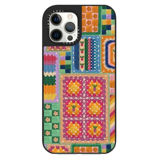 Fabric Art Crochet Style Phone Case_Clear Impact Phone Case [1444125]