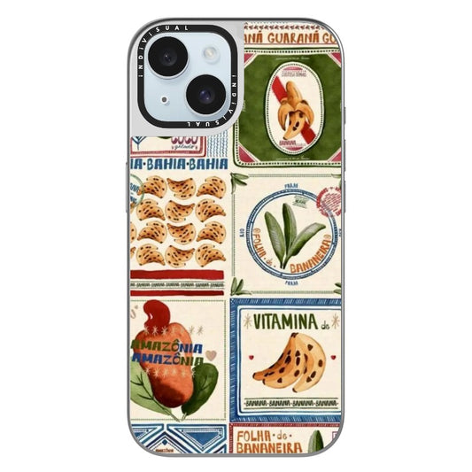 Vintage Food Illustration Style Phone Case_Clear Impact Phone Case [1444129]