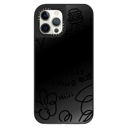 Cute Doodle "I Think You Are The Sweetest Thing"_Clear Impact Phone Case [1503016]