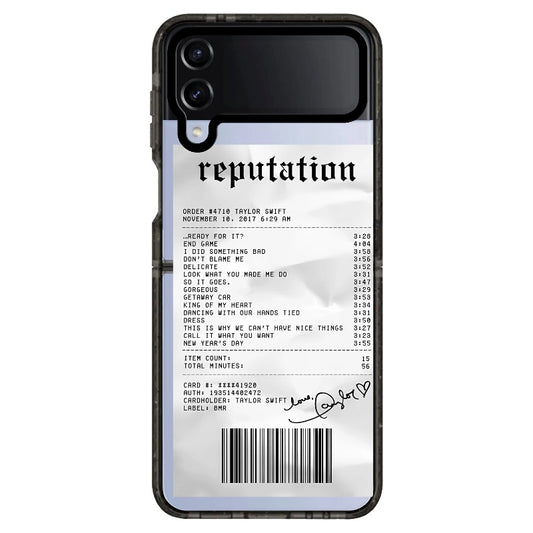 T.S Reputation Receipt Phone Case_Samsung Z Flip [1505132]