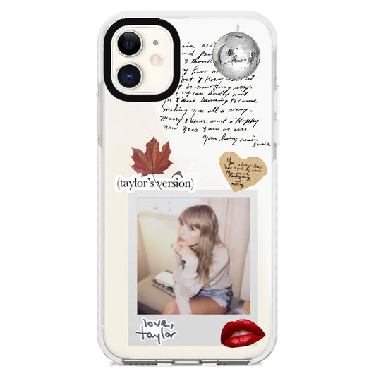 T.S Polaroid Maple Leaf Phone Case_iPhone Clear Impact Case [1336872]