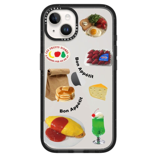 Bon Appètite Korean Style Food Theme Phone Case_Clear Impact Phone Case [1446985]