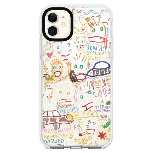 Supernatural Kid Sketch Style Phone Case_iPhone Clear Impact Case [1501208]