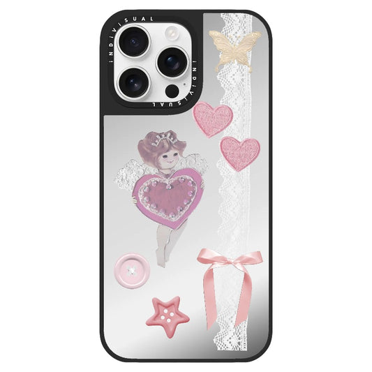 Pink Heart Angel and Lace_Clear Impact Phone Case [1532122]