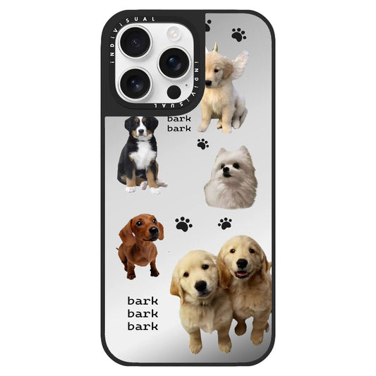 Puppy Lovers Bark Bark Phone Case_Clear Impact Phone Case [1453206]