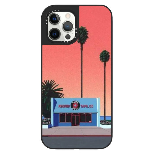 City Pop West Coast Sunset Style Phone Case _Clear Impact Phone Case [1277484]