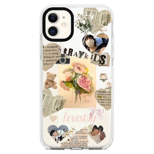 Stray kids hyunjin case | ‘Lovestay’ _iPhone Clear Impact Case [10543]