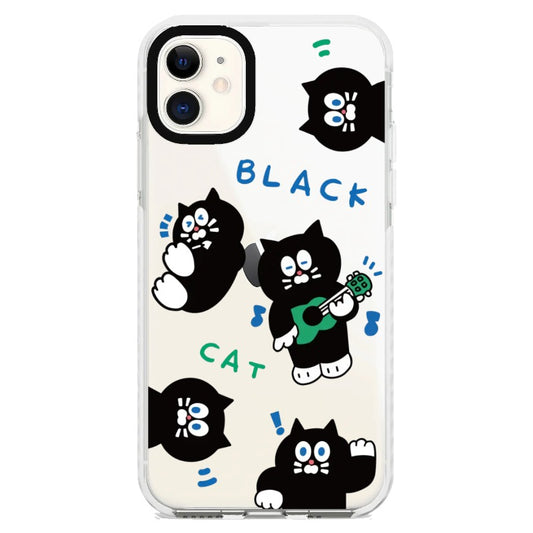 Black Cat_iPhone Clear Impact Case [1594629]