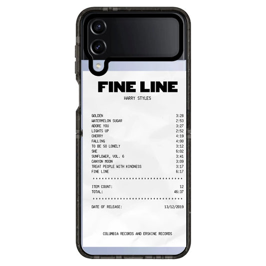 Harry Fine Line Receipt Phone Case_Samsung Z Flip [1505124]