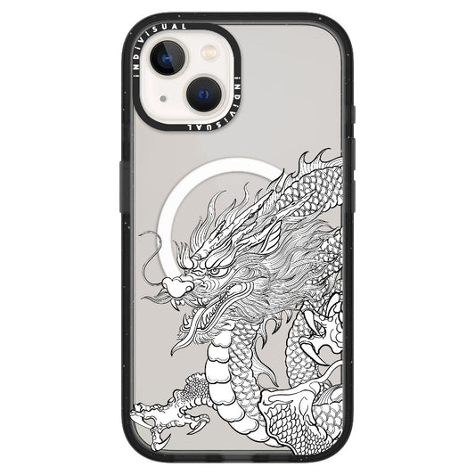 Dragon Line Art Oriental Style Phone Case_ iPhone Ultra-MagSafe Case [1507524]