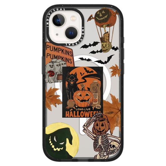 Halloween Theme Pumpkin and Ghost Phone Case_ iPhone Ultra-MagSafe Case [1423211]