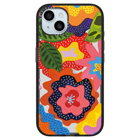 Folk Art Style Colorful Floral Illustration Phone Case_iPhone Ultra-Impact Case [1498841]
